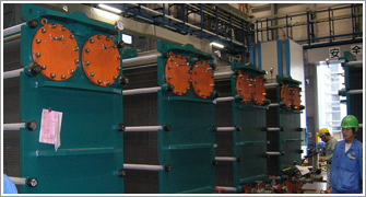 Plate type Heat Exchanger delivered to a Steel Company in the Middle East